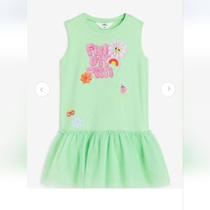 H&M x Eva Cremers Girls cotton sleeveless tulle dress , 5t/6
